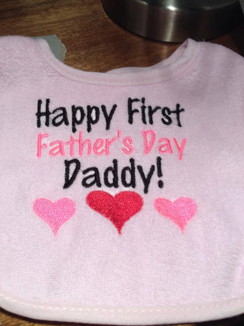Embroidery design happy first fathers day daddy  etsy Embroidery design happy first fathers day daddy  etsy