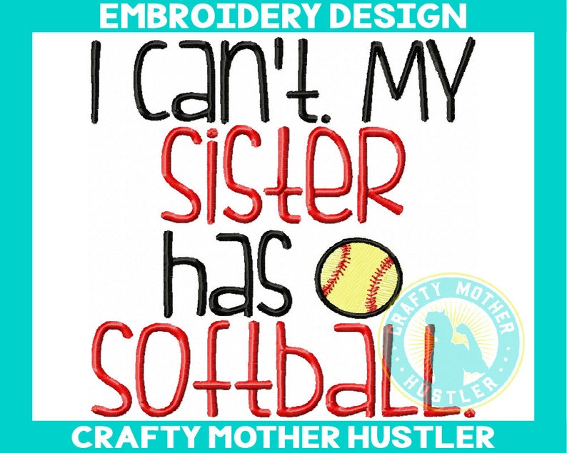 Softball Sayings Embroidery Designs Bundle Sports Designs Etsy
