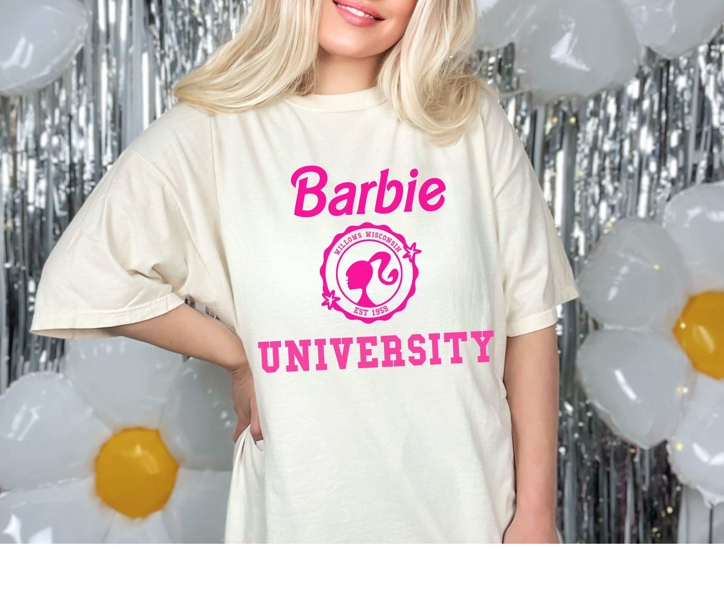  Barbie - BHM Logo V-Neck T-Shirt : Clothing, Shoes & Jewelry