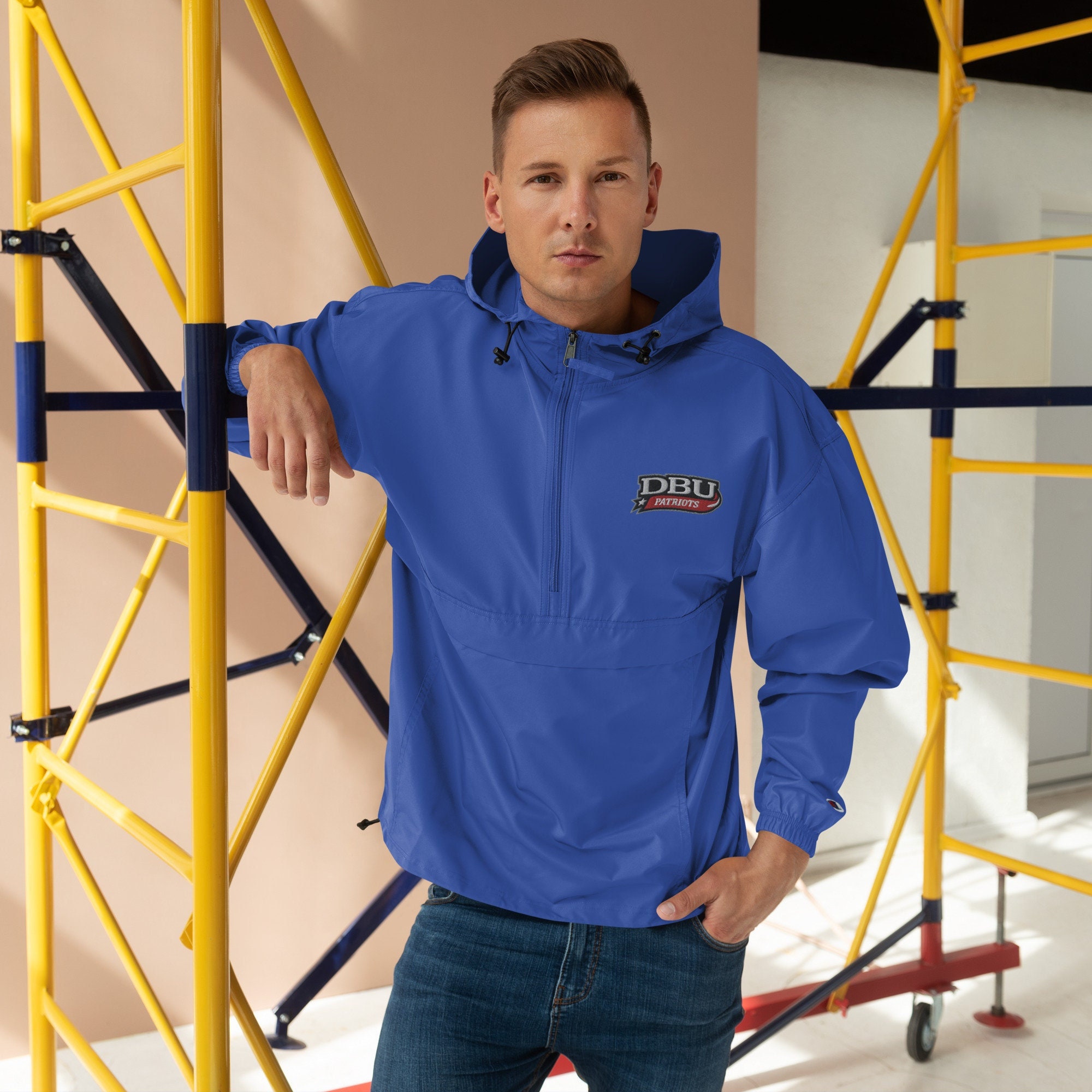 Patriots pullover deals windbreaker