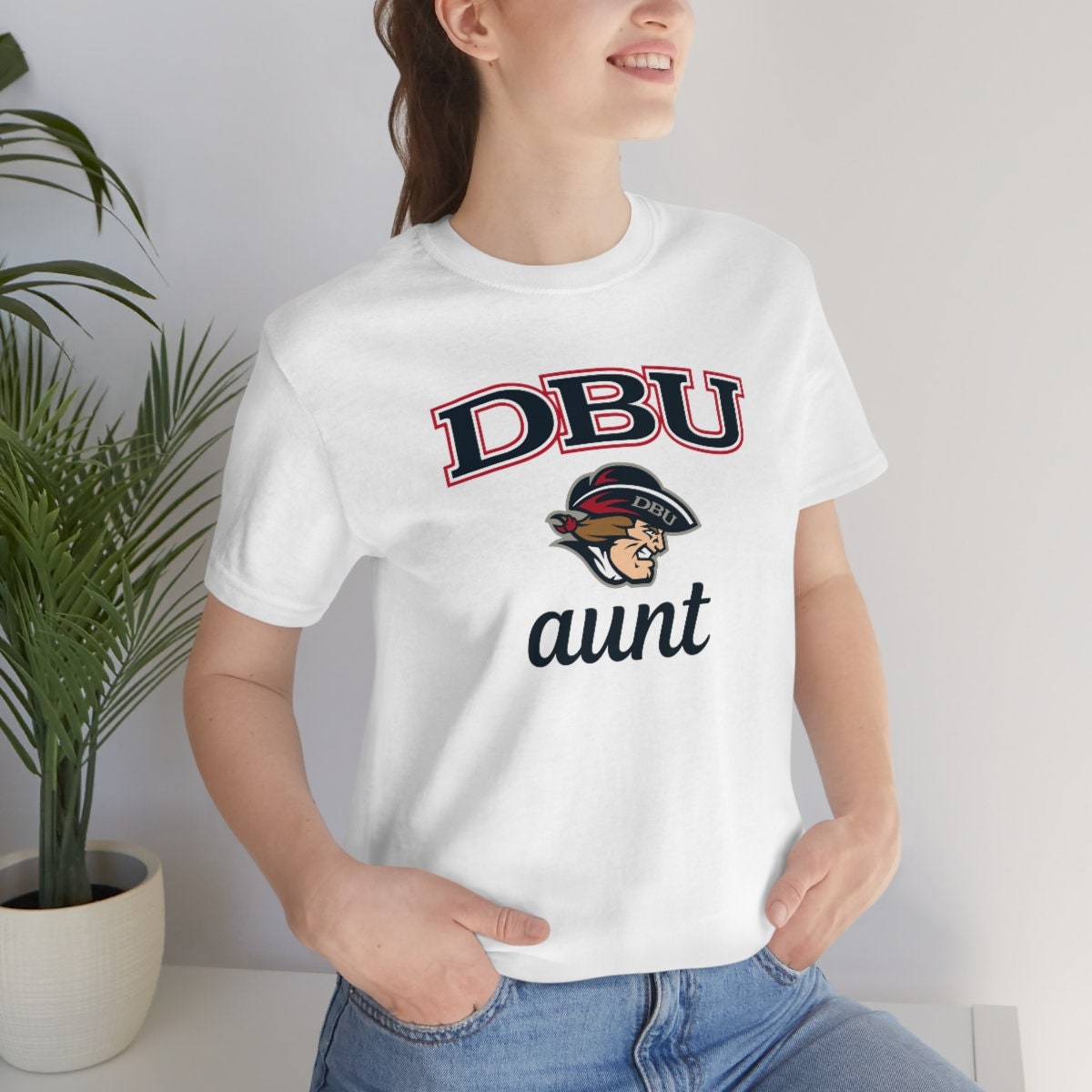 DBU Aunt Short Sleeve Tee Proud Aunt Dallas Baptist - Etsy
