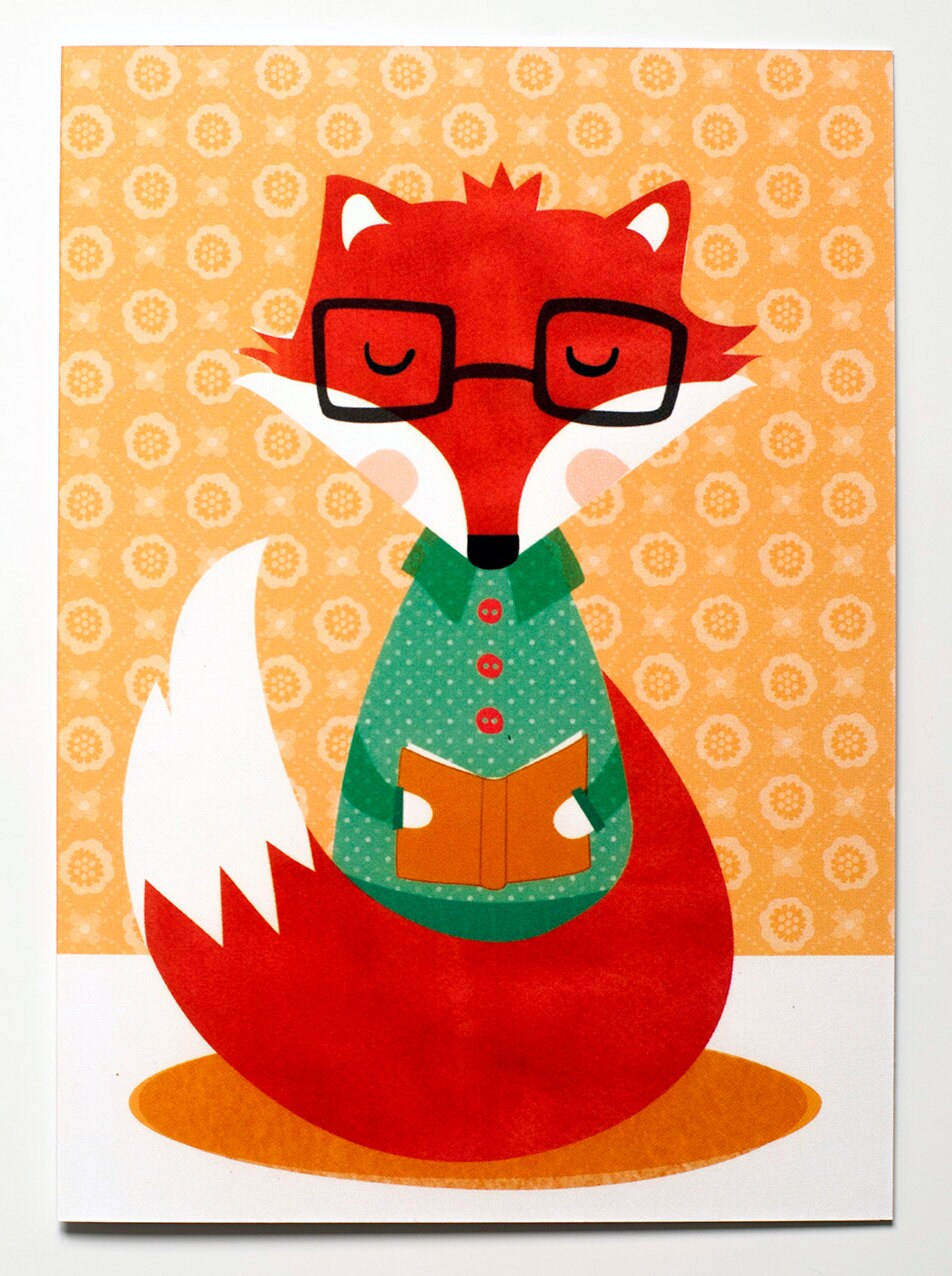 Animals Greeting Cards / Cute Greeting Cards / Animals Cards / Etsy