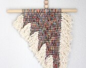 Sale! Macrame Wall Hanging "block #3" by HIMO ART, One of a kind Handcrafted Macrame/Rope art