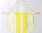 Wall Hanging "Hidden Oasis No.2" by Himo Art, One of a kind Handcrafted Macrame