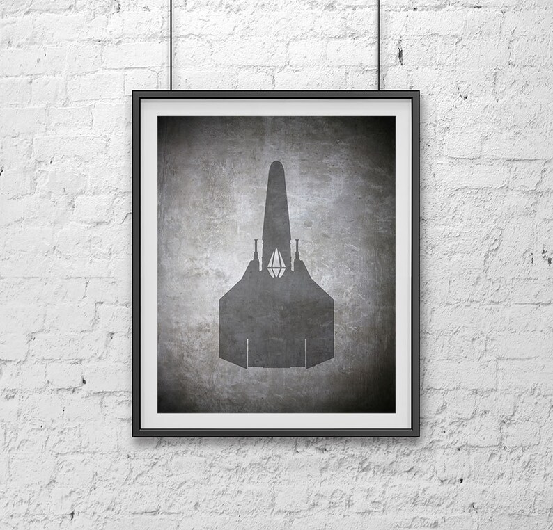 02-BSG Battlestar Galactica Viper Poster Print image 2