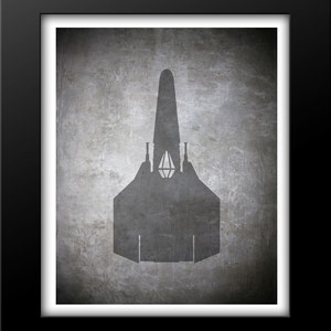 02-BSG Battlestar Galactica Viper Poster Print image 3