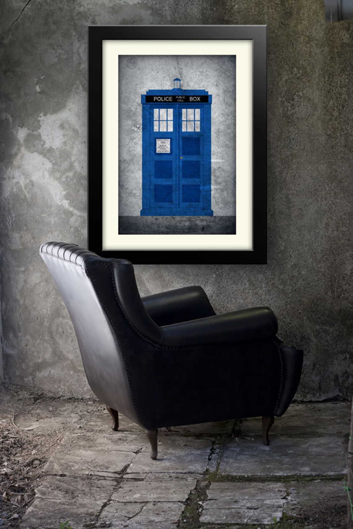 02-DRW Dr Who Tardis Minimalist Poster Print - Etsy