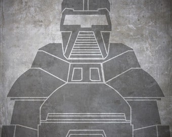 03-BSG Battlestar Galactica Cylon Poster Print
