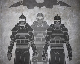 Cylon Pilots Battlestar Galactica Print