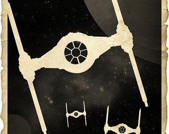 Star Wars Tie Fighters Print