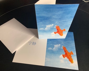Firefly Serenity Leaf on the Wind Greeting Card