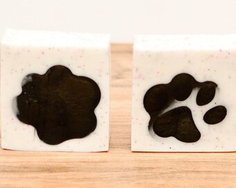 Clearance Soap- Oops Soap- Discounted Soap- Sale Soap- Oopsie Soap- Soap Sale- Dog Soap- Paw Print Soap- Melt and Pour Soap