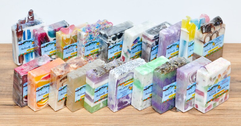 20 Soap Bars Soap Set Bulk Gift Soap Gift Set Soap Variety Pack Soap Pack Mix & Match Soap Wholesale Soap Bars Bulk Soap Bars Bundle image 1
