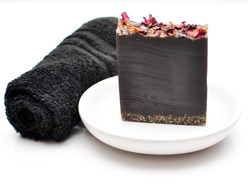 Acne Bar Activated Charcoal Detox Soap Oatmeal Soap Honey Etsy