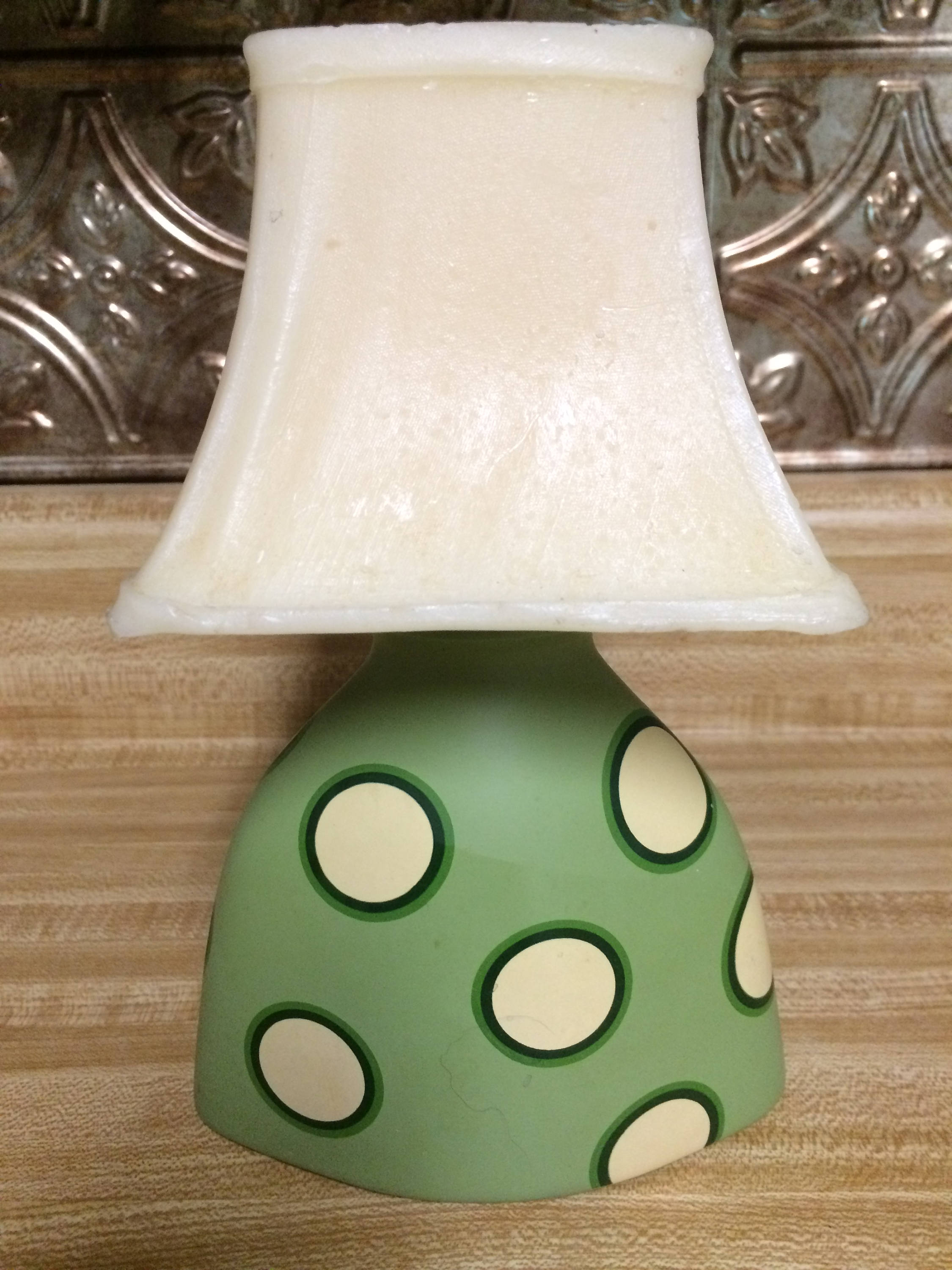 Vintage Pop Art Shades Of Light Wax Lamp Hip Bohemian Mod Mid Century Ceramic