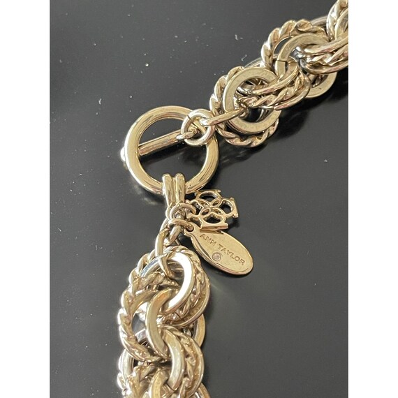 Ann Taylor Vintage Bold Pendants Autumn Toned Necklace Statement View 2