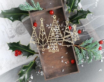 Zita's Creative Chipboard – Weihnachtsornamente Aus Pappe Zum Dekorieren & Basteln (15x15 Cm)