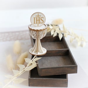 3D First Holy Communion Chalice – Decorative laser cut chipboard