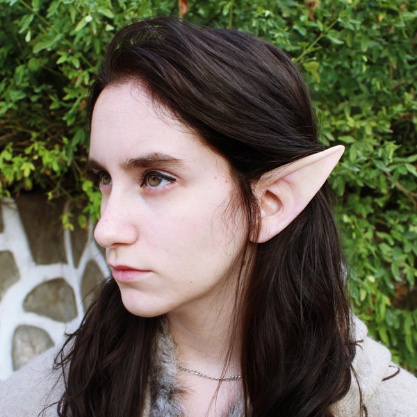 Medium Long Elf Latex Prosthetic Ears - Link Elven Cosplay Halloween Fantasy LARP