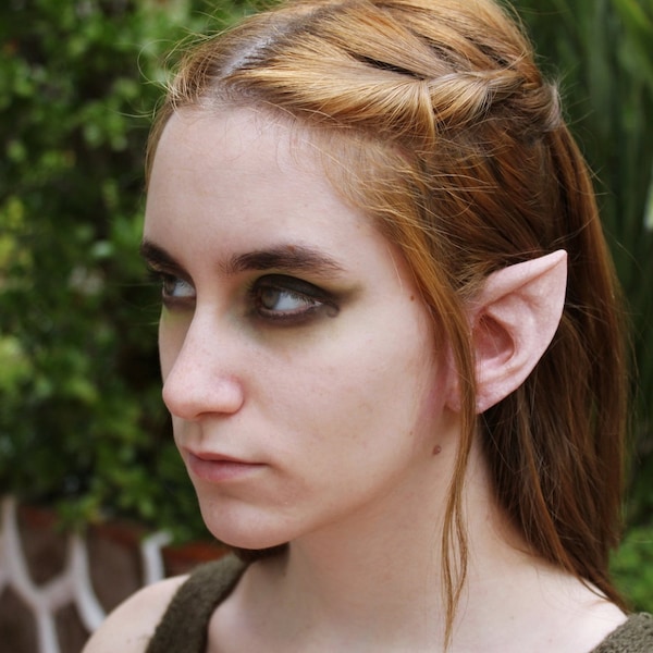 Wood Elf Latex Prosthetic Ears - Elven Link Cosplay LARP