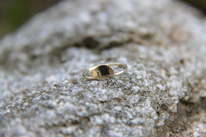 engagement ring rising sun ring solid 14K gold ring circle ring 585 gold Sterling silver ring.