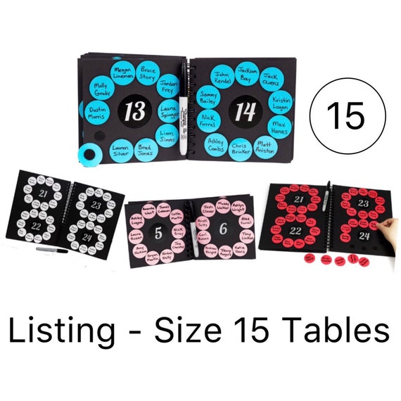 15 Table Seating Chart