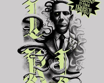 I Lovecraft Rhode Island 2nd press (GLOWS!)