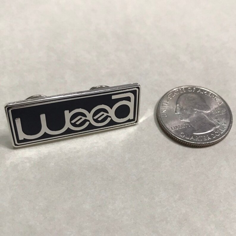 Weed Moog mock enamel pin Sensii-Synth stickers image 2