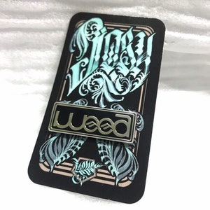 Weed Moog mock enamel pin Sensii-Synth stickers image 3