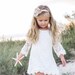 Chloe flower girl dress ivory flower girl dress girls lace dress lace dress toddler lace dress boho flower girl dress flower girl dress lace 