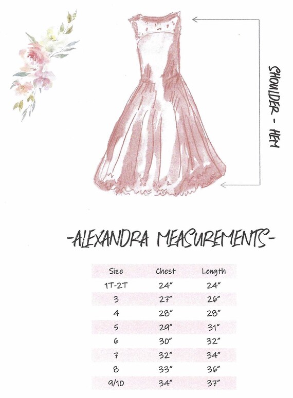alexandria flower girl dresses
