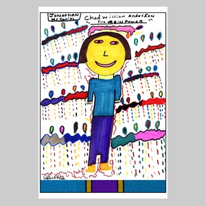 Chad William Anderson by Katy Rose Caplette—Metal or Matte Giclee Print—Inspirational Art for Home Decor