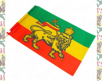 The Flag Wholesaler Bandierine Etiopia Con Leone Rasta – Festoni Decorativi 9 Metri, Multicolore, Tessuto Poliestere 100% - 2