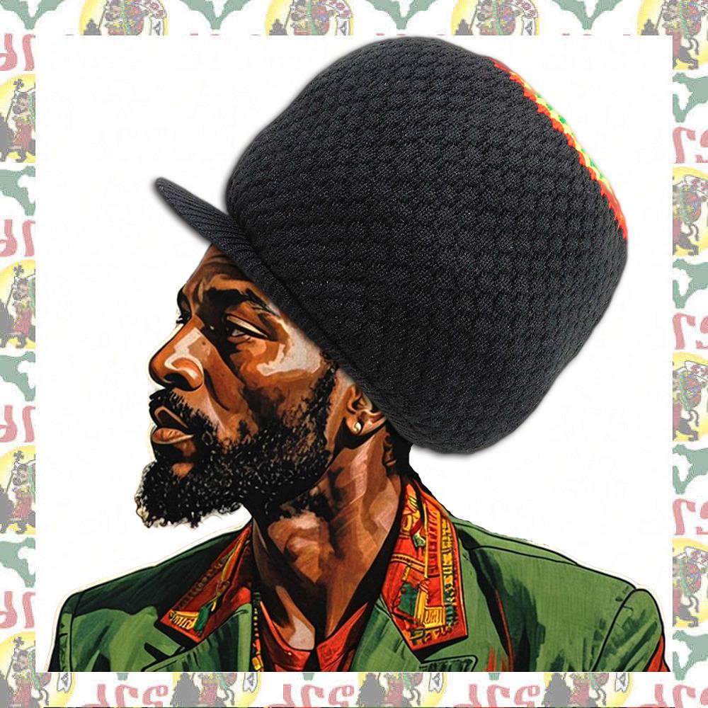 Cappello Rasta Nattydread In Rete Roots Reggae Rockers Africa - Foto 10
