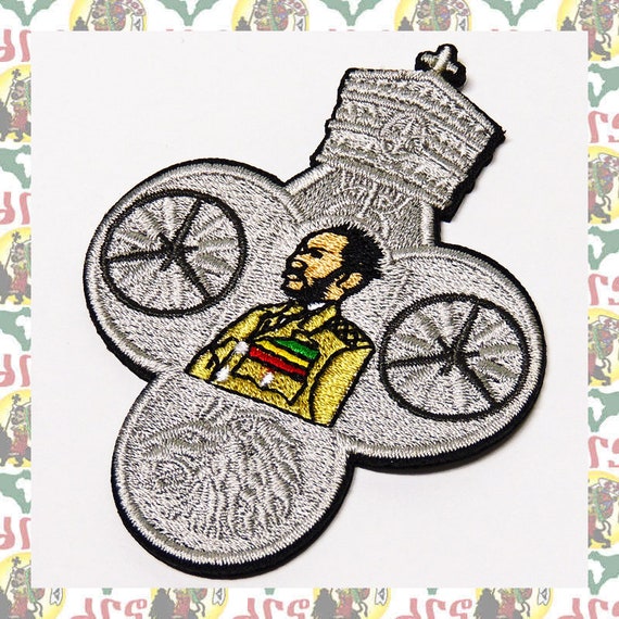 Conquering Lion de la tribu ofjudah Iron On Patch jamacia Rasta Reggae