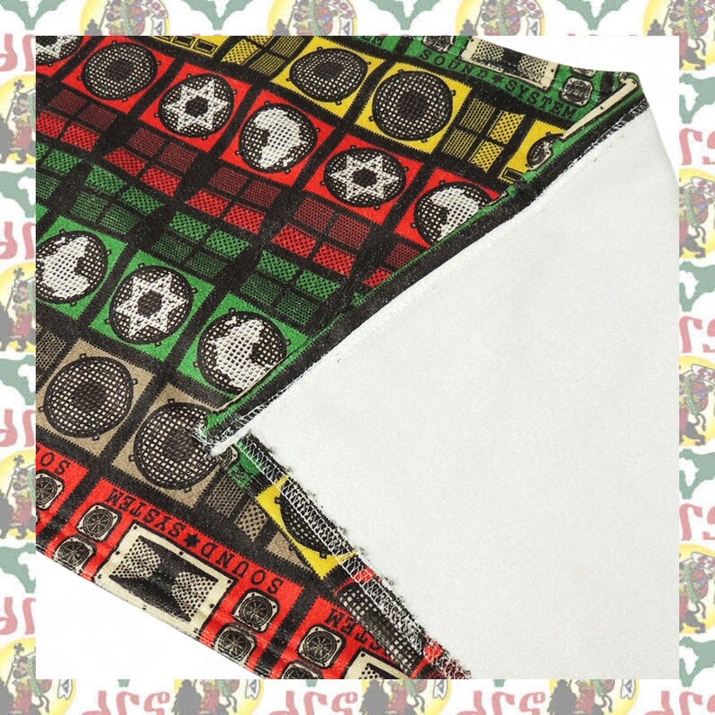 drs Sound System Microfiber soft towel Haile Selassie I Reggae Rasatafari Lion of Judah Ethiopia Roots Dub King Jah