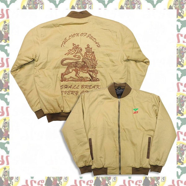 Lion de Juda [drs] Broderie Bomber Jacket rastafari roots reggae dub jamaica ethiopia africa japan haile selassie i