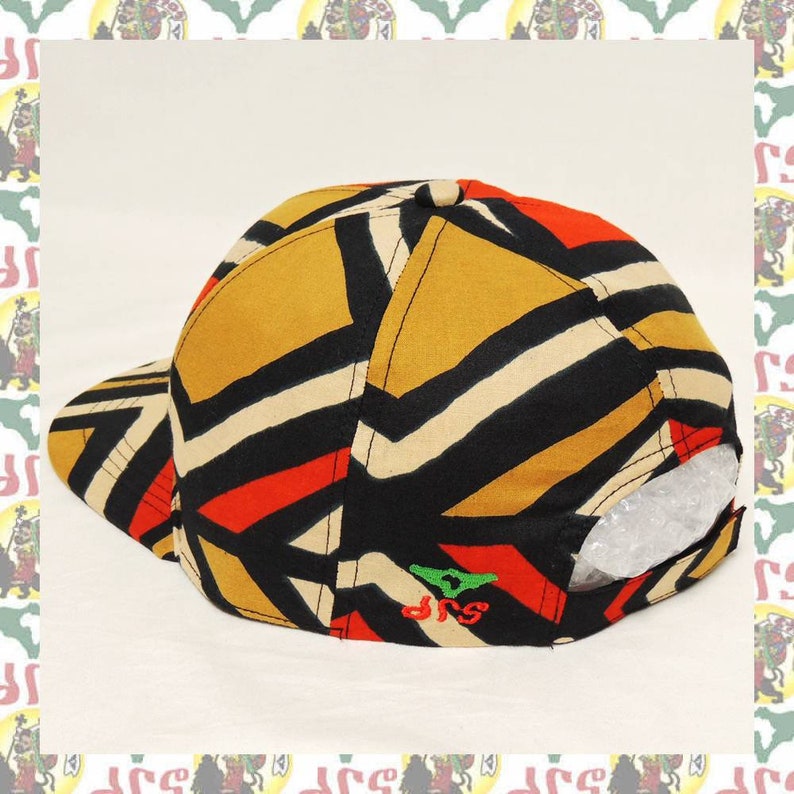 African Fabric drs Handmade Cap Reggae Rasta Baseball Cap Etsy