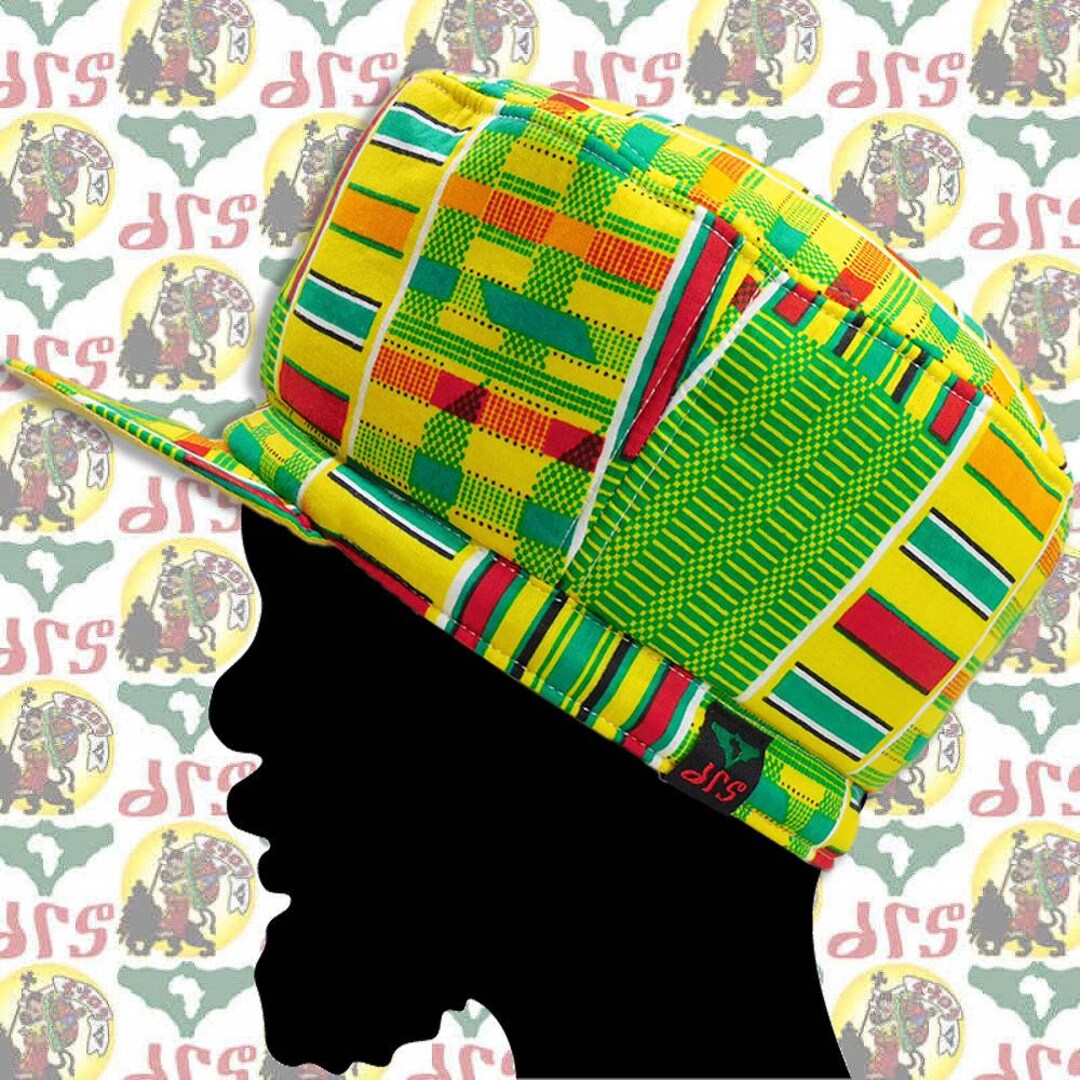 Drs [size-r/59cm - 64cm] Reversible Marshall Style Rasta Crown Hat ...