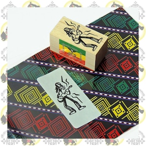 ROCKERS[drs] Rubberstamp(reggae rastafari roots reggae dub jamaica ethiopia africa japan haile selassie i lion of judah)