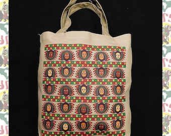 drs original tote bag a186 (Lion of Judah Roots Dub Reggae Jamaica Africa Ethiopia )