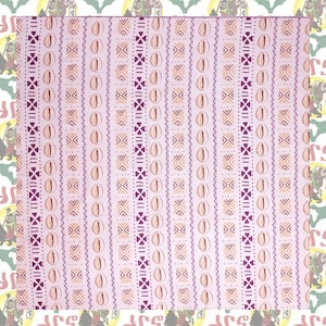 african fabric / 180cm/1.97yards / 100% Cotton / j62 / Ankara Fabric, Mudcltoth Print, Kente Print,
