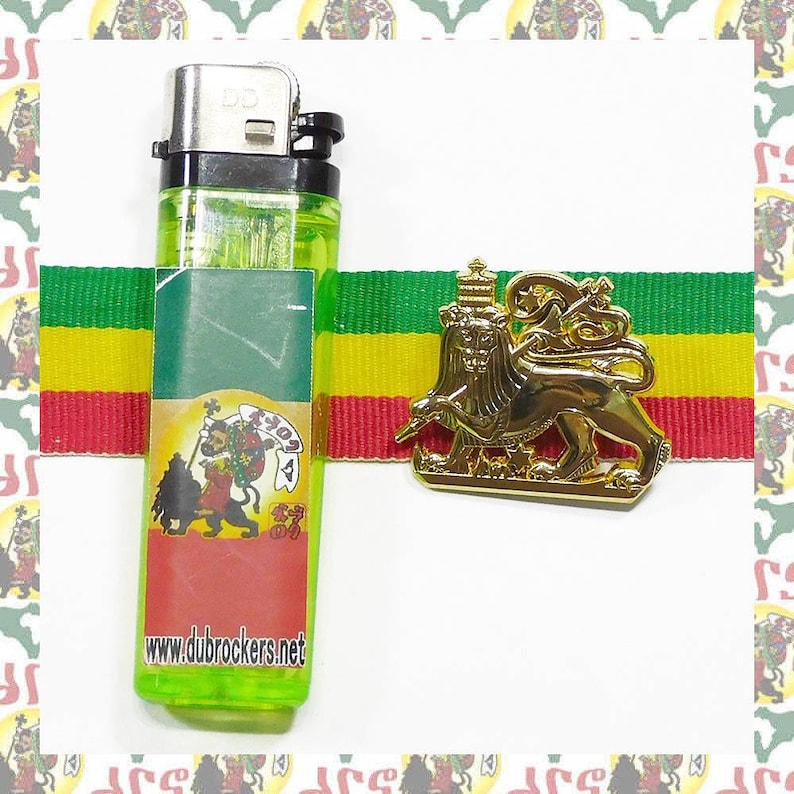 Lion of Judah [drs] 2D/3D Brooch Pins (roots Reggae, Rastafari, Lapel ...