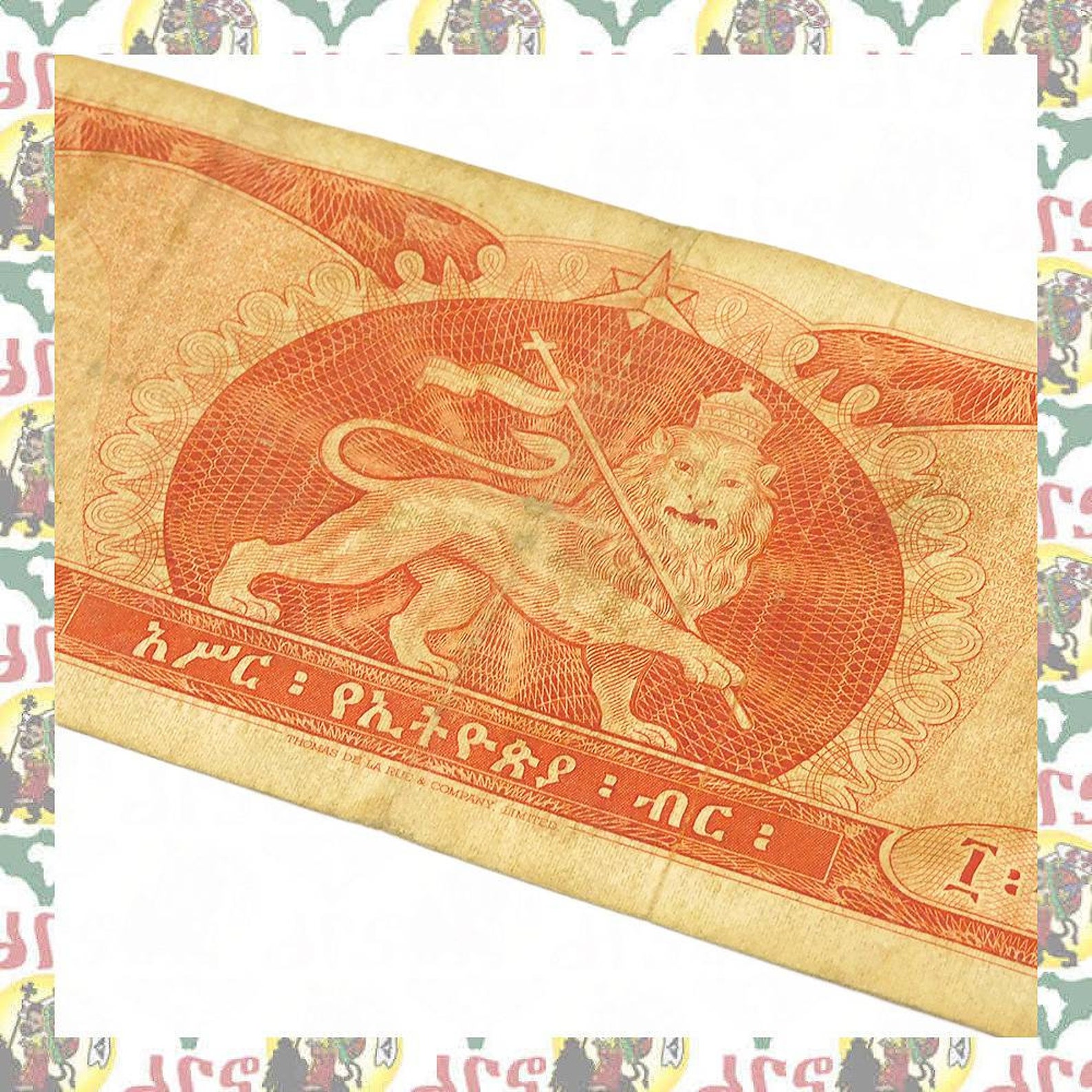 10 Ethiopian National Bank Of Ethiopia Dollar Bill With Halie Etsy 