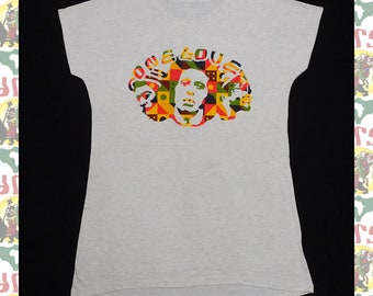 ONE LOVE[drs]Women's One-piece style T-Shirts  (roots reggae dub rastafari africa ethiopia jamaica haile selassie i)