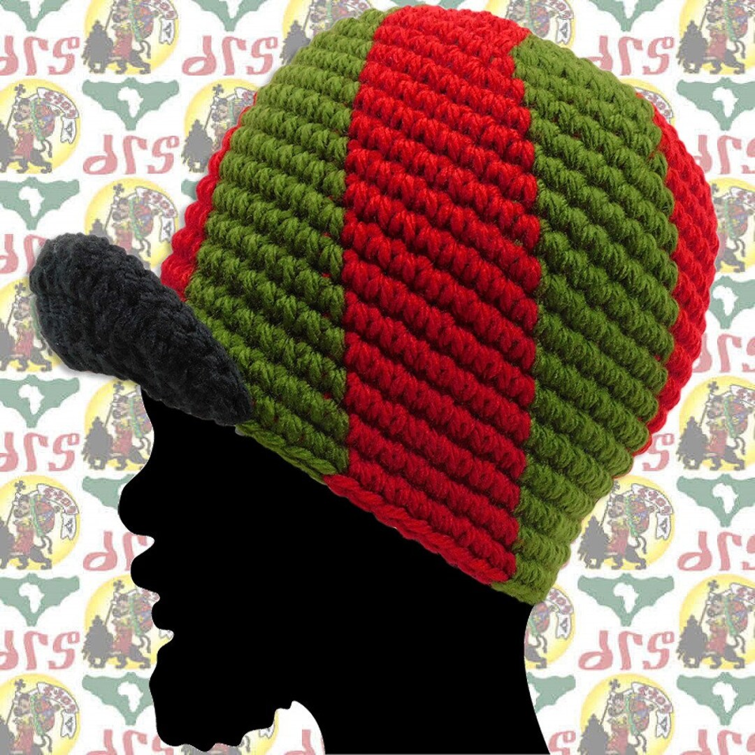 Rasta Crown Spiral Knit Hat [drs/m+ 60cm] Rockers Styleee!! (reggae ...