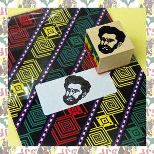 SHOP LOGO[drs]Rasta Reggae Stamp  (reggae rastafari roots reggae dub jamaica ethiopia africa japan haile selassie i lion of judah)