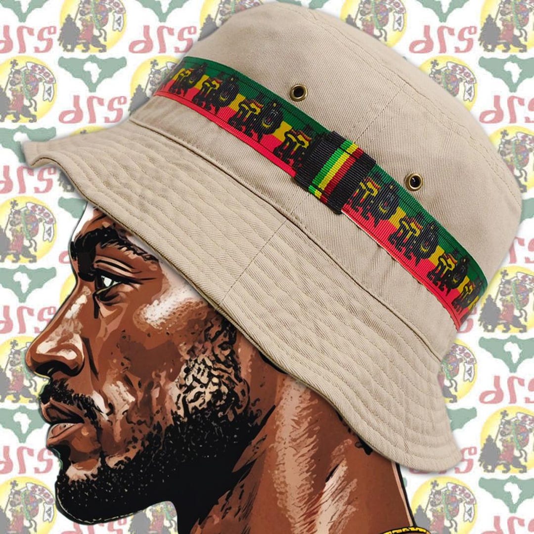 Handmade [drs] Grosgrain Ribbon Hat – Rasta Reggae Ethiopia Streetwear ...