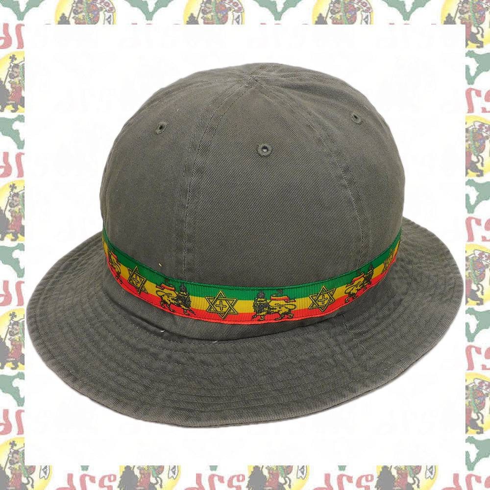 Grosgrain Ribbon [drs] Metro Hat A68 (rasta Reggae Ethiopia Dub ...