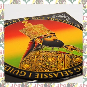 Metal Art Sticker - Haile Selassie I